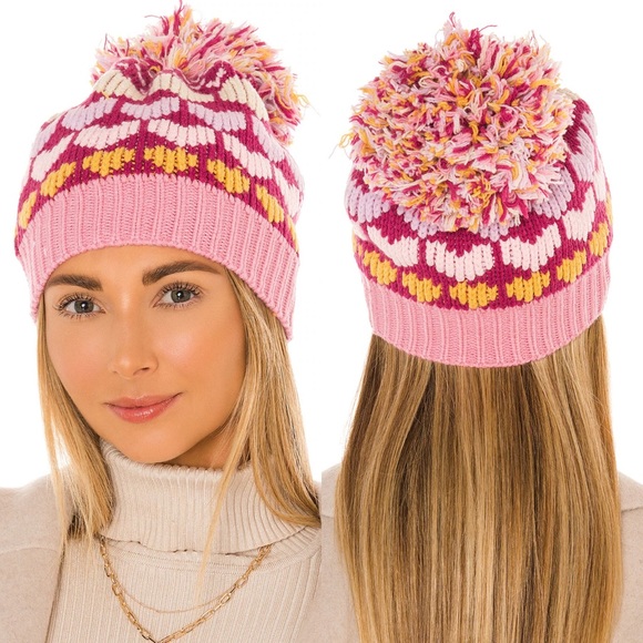 LoveShackFancy Accessories - LoveShackFancy Hastings Hat Warm Heart Multi